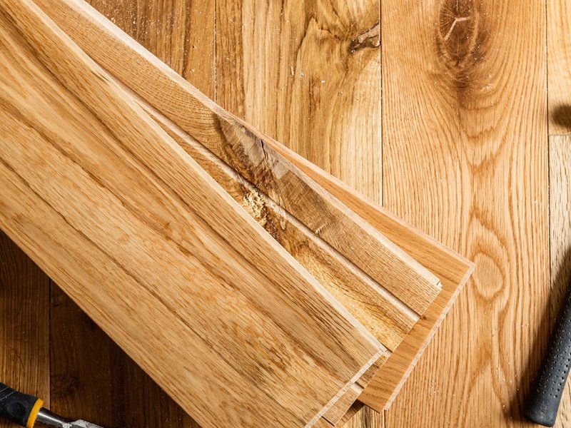 Flooring installation from Coverings by Design in Washington, NC